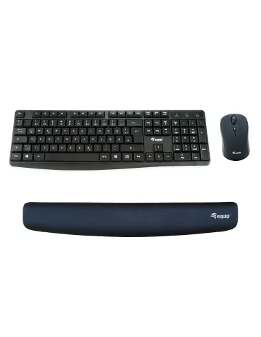 Equip Keyboard Wrist Rest descansa muñecas Espuma de memoria Negro