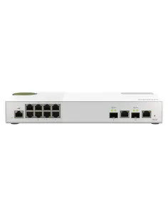QNAP QSW-M2108-2C switch Gestionado L2 2.5G Ethernet (100 1000 2500) Gris, Blanco