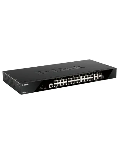 D-Link DGS-1520-28 switch Gestionado L3 10G Ethernet (100 1000 10000) 1U Negro