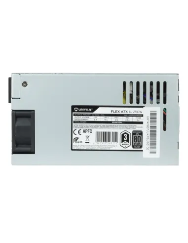 UNYKAch UKPSU1U40003 unidad de fuente de alimentación 250 W 20+4 pin ATX 1U Plata