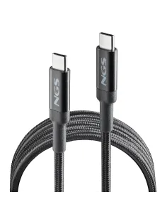 NGS KNOT 65W-2 cable USB USB 2.0 2 m USB C Negro
