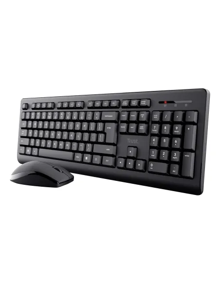Trust Primo teclado Ratón incluido Oficina RF inalámbrico QWERTY Español Negro