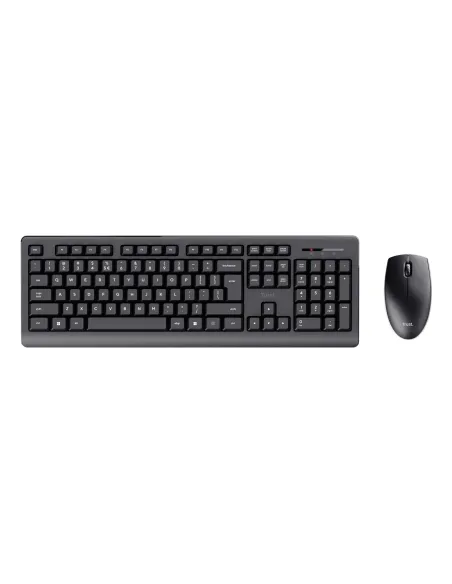 Trust Primo teclado Ratón incluido Oficina RF inalámbrico QWERTY Español Negro