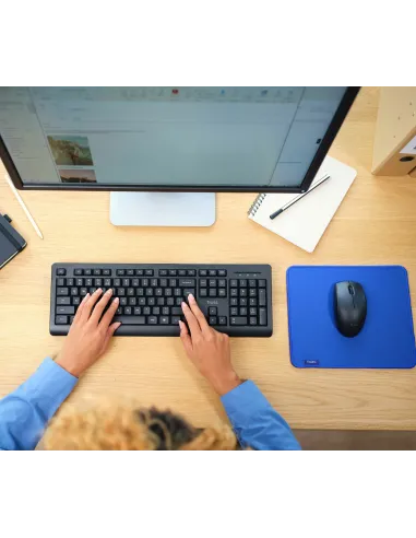 Trust Primo teclado Ratón incluido Oficina RF inalámbrico QWERTY Español Negro
