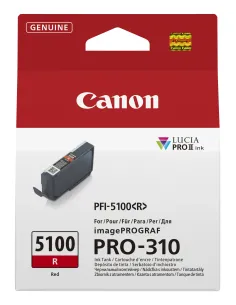 Canon PFI-5100 R cartucho de tinta 1 pieza(s) Original Rojo