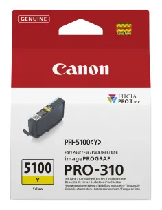 Canon PFI-5100 Y cartucho de tinta 1 pieza(s) Original Amarillo