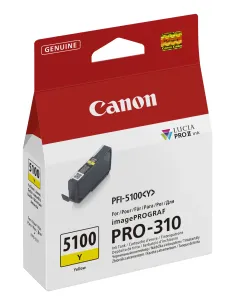Canon PFI-5100 Y cartucho de tinta 1 pieza(s) Original Amarillo 2