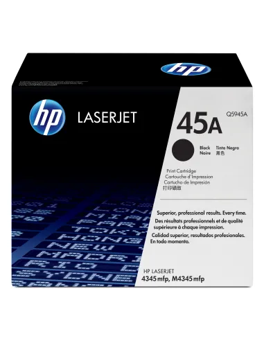 HP Cartucho de tóner original LaserJet 45A negro