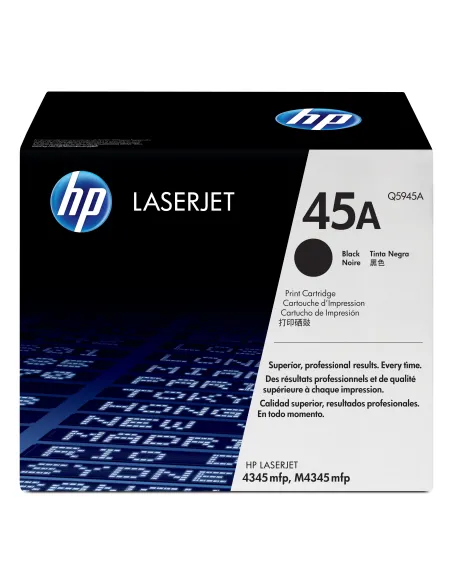 HP Cartucho de tóner original LaserJet 45A negro