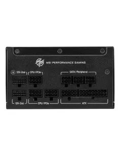 MSI MPG A850GS PCIE5 unidad de fuente de alimentación 850 W 24-pin ATX ATX Negro 2