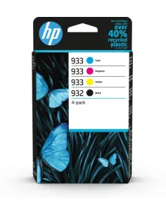 HP Paquete de 4 tintas Originales HP 932 negro y 933 cian/magenta/amarillo