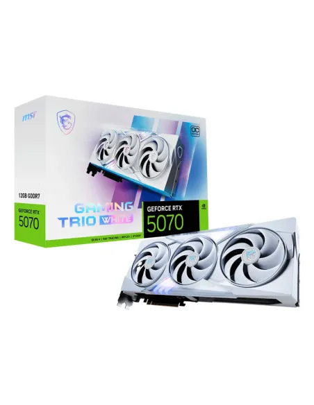 MSI GAMING GeForce RTX 5070 12G TRIO OC WHITE NVIDIA 12 GB GDDR7
