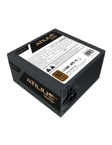 UNYKAch ATX Atilius 2.0 Black 500W 80+ Bronze unidad de fuente de alimentación 20+4 pin ATX Negro