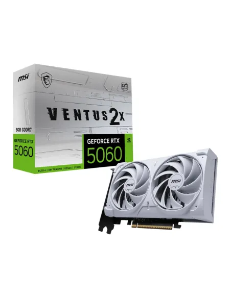 MSI GeForce RTX 5060 8G VENTUS 2X OC WHITE NVIDIA 8 GB GDDR7