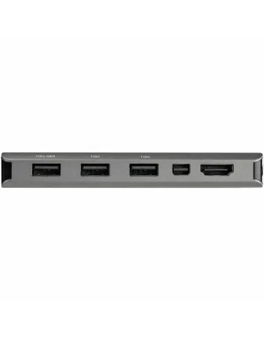 StarTech.com Adaptador Multipuertos USB-C - Docking Station USB Tipo C a HDMI o Mini DisplayPort 4K60 - Replicador de Puertos