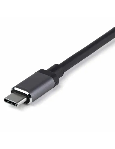 StarTech.com Adaptador Multipuertos USB-C - Docking Station USB Tipo C a HDMI o Mini DisplayPort 4K60 - Replicador de Puertos