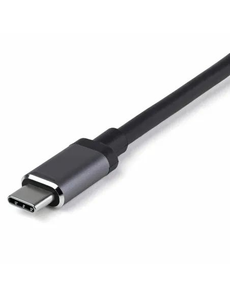 StarTech.com Adaptador Multipuertos USB-C - Docking Station USB Tipo C a HDMI o Mini DisplayPort 4K60 - Replicador de Puertos