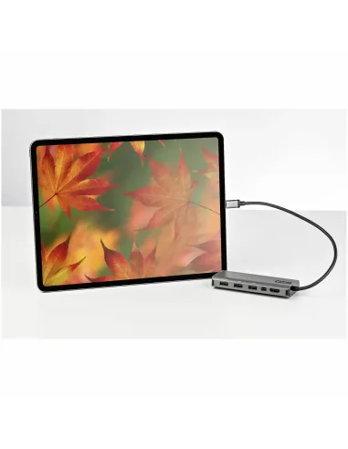 StarTech.com Adaptador Multipuertos USB-C - Docking Station USB Tipo C a HDMI o Mini DisplayPort 4K60 - Replicador de Puertos