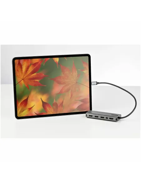 StarTech.com Adaptador Multipuertos USB-C - Docking Station USB Tipo C a HDMI o Mini DisplayPort 4K60 - Replicador de Puertos