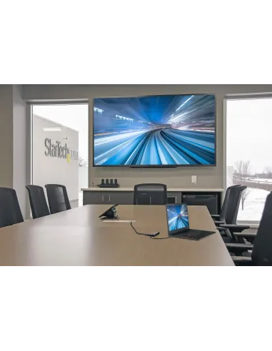 StarTech.com Adaptador Multipuertos USB-C - Docking Station USB Tipo C a HDMI o Mini DisplayPort 4K60 - Replicador de Puertos