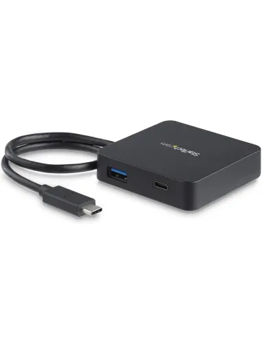 StarTech.com Adaptador Multipuertos USB C - Mini Dock Portátil USB-C 4K HDMI - Gigabit Ethernet - Hub USB 3.0 (1x USB-A 1x