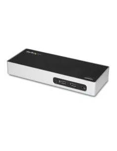 StarTech.com Replicador de Puertos USB 3.0 - Docking Station de Portátil para Dos Pantallas con Vídeo HDMI & DVI VGA - Ladrón
