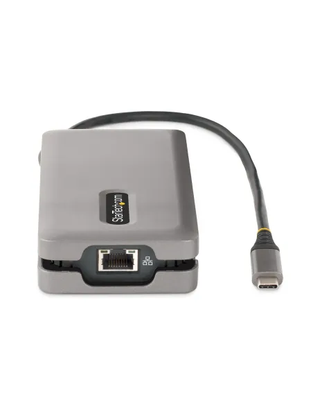 StarTech.com Adaptador Multipuertos USB-C - HDMI DP 4K a 60Hz - Hub Ladrón USB de 3 Puertos - Power Delivery de Paso de 100W -