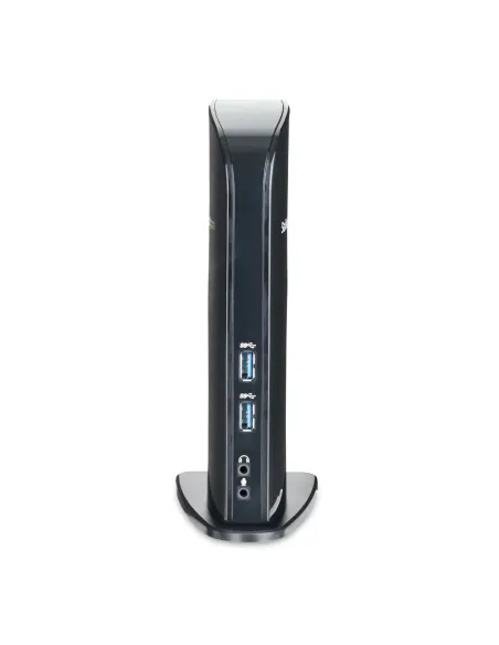 StarTech.com Docking Station USB 3.0 de 2 Monitores para Portátil - HDMI y DVI VGA - Hub Ladrón 6x USB-A - GbE - Audio -