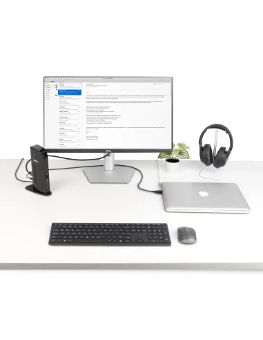 StarTech.com Docking Station USB 3.0 de 2 Monitores para Portátil - HDMI y DVI VGA - Hub Ladrón 6x USB-A - GbE - Audio -