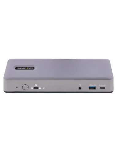StarTech.com Docking Station USB-C 4K30 Triple  4K60 Doble - Modo Alt DP DP HDMI - Hub USB de 7 Puertos - PD 3.0 - GbE - Audio