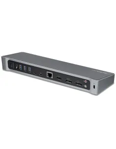 StarTech.com Dock USB-C para 3 Monitores 4K - Hub Ladrón de 5 Puertos USB 3.2 5Gbps - HDMI y DisplayPort - Mac y Windows - 2