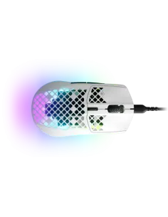 Steelseries Aerox 3 ratón mano derecha USB Tipo C Óptico 8500 DPI