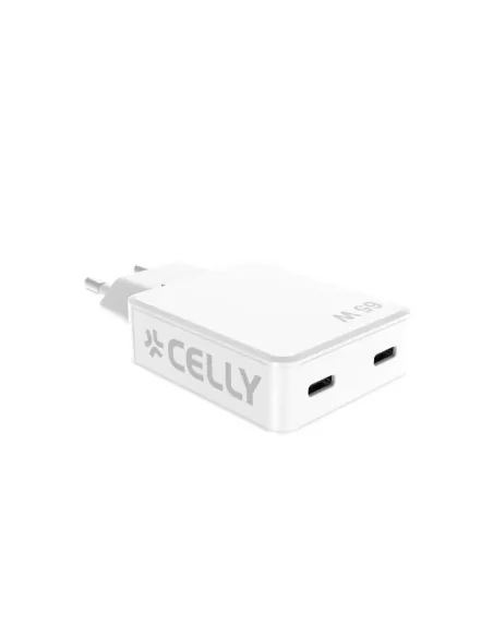 Celly Cargador  2 Usb-C 65w