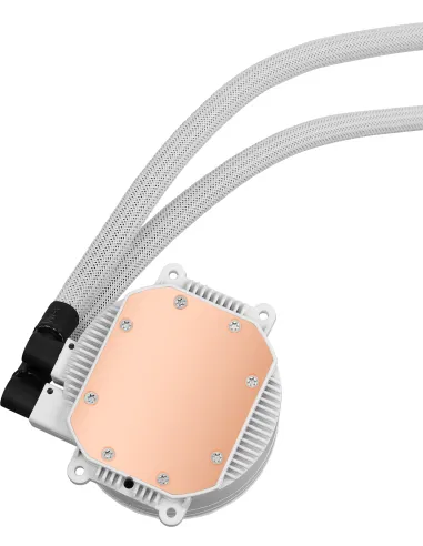 Aerocool MIRAGEL120W Refrigeración Líquida CPU Ventilador 12cm ARGB TDP 200W Blanco