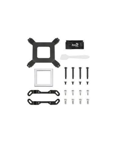 Aerocool MIRAGEL120W Refrigeración Líquida CPU Ventilador 12cm ARGB TDP 200W Blanco