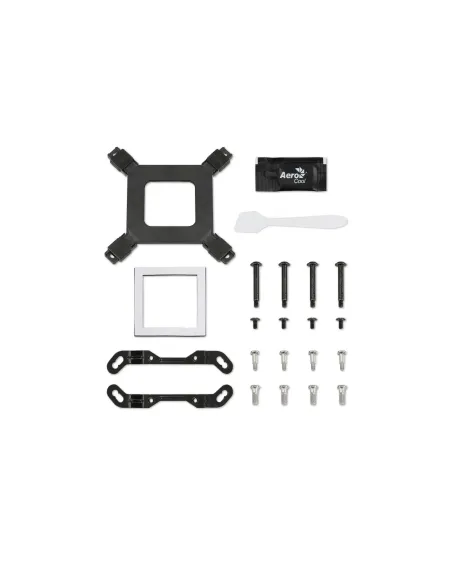 Aerocool MIRAGEL120W Refrigeración Líquida CPU Ventilador 12cm ARGB TDP 200W Blanco