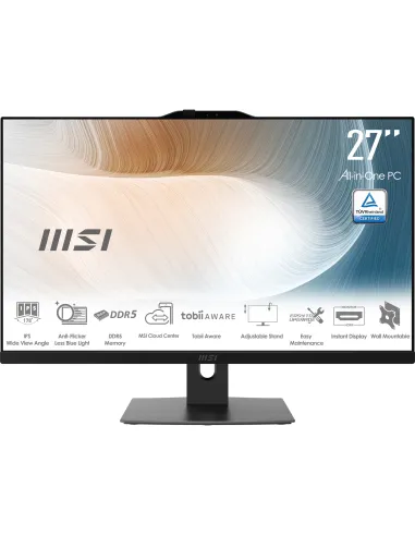 MSI MODERN AM272P 1M-1096ES All-in-One PC Intel Core 7 150U 68,6 cm (27") 1920 x 1080 Pixeles PC todo en uno 16 GB DDR5-SDRAM