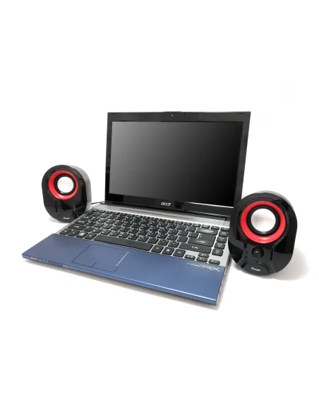 Equip 245332 altavoz Negro, Rojo Alámbrico 3 W