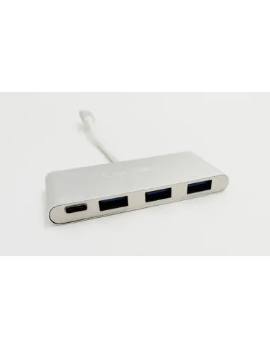CoolBox COO-HUC3U3PD hub de interfaz USB 3.2 Gen 1 (3.1 Gen 1) Type-C 5000 Mbit s Aluminio