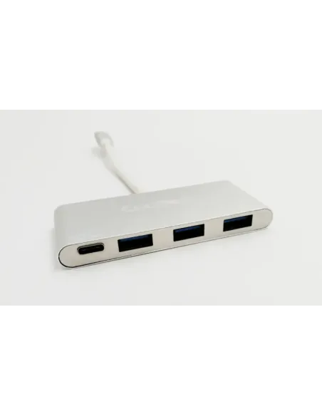 CoolBox COO-HUC3U3PD hub de interfaz USB 3.2 Gen 1 (3.1 Gen 1) Type-C 5000 Mbit s Aluminio