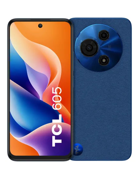 TCL 605 16,9 cm (6.67") SIM doble Android 15 4G USB Tipo C 4 GB 128 GB 5200 mAh Azul