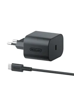 Nintendo 10015096 cargador de dispositivo móvil Consola de juegos portátil Negro Corriente alterna Interior