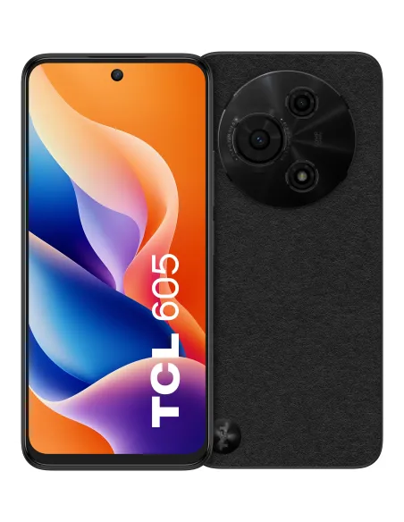 TCL 605 16,9 cm (6.67") SIM doble Android 15 4G USB Tipo C 4 GB 128 GB 5200 mAh Negro