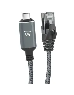 Ewent EC2000 cable de red Negro, Gris 1 m Cat6