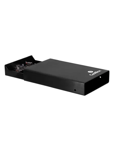 CoolBox SlimChase A-3533 Caja de disco duro (HDD) Negro 3.5"