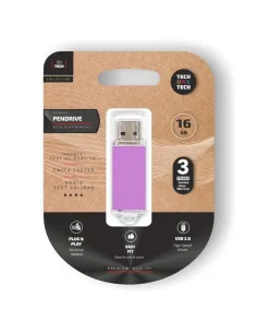 TECH ONE TECH Basic Pendrive 16Gb USB 2.0 Purple