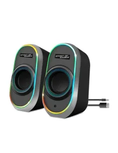 Spirit of Gamer Altavoz 2.0 FANATIC 500 RGB Black