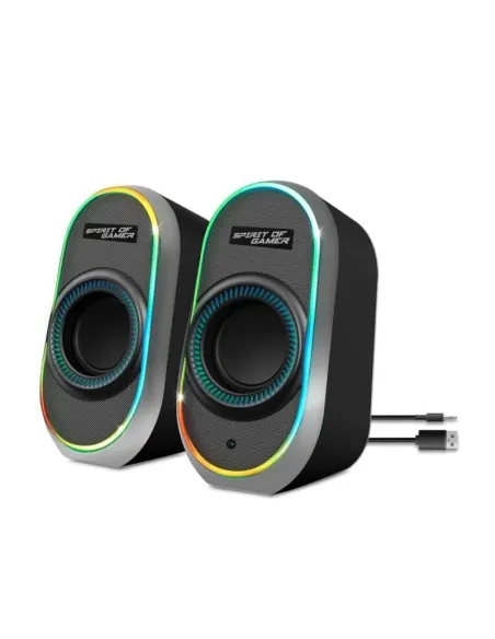 Spirit of Gamer Altavoz 2.0 FANATIC 500 RGB Black
