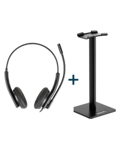 iggual Kit auriculares ENC3030 + soporte SA22