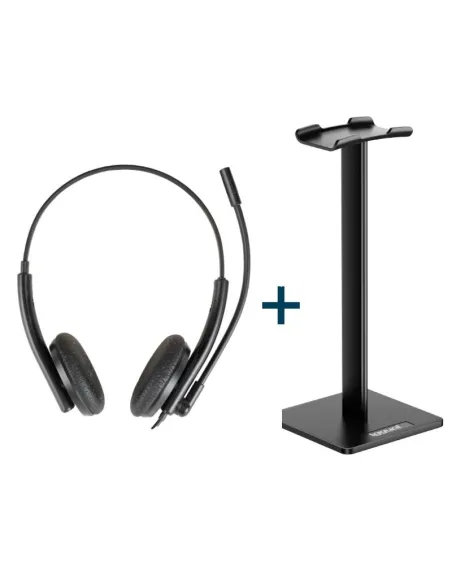 iggual Kit auriculares ENC3030 + soporte SA22